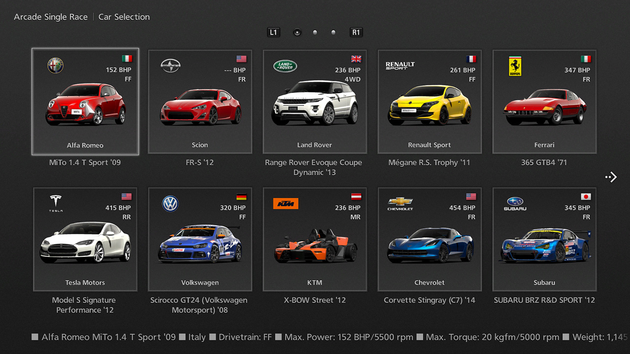 Confira a lista dos novos carros de Gran Turismo 6 - GAMECOIN